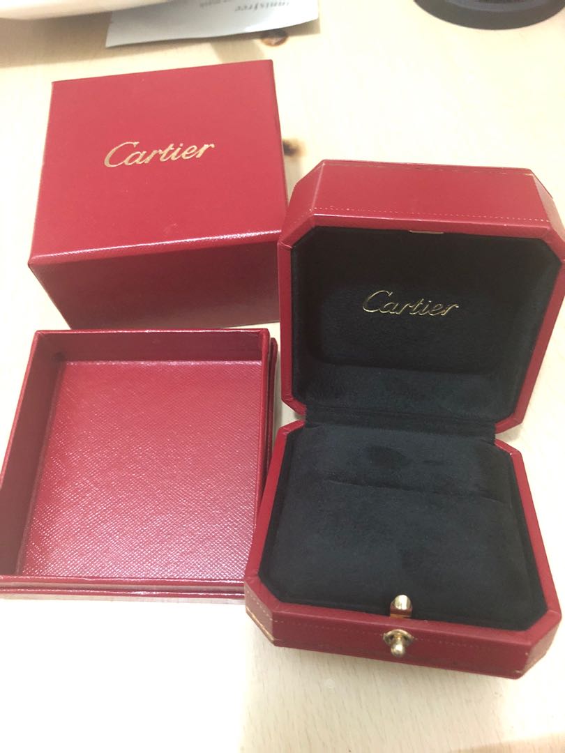 Cartier Ring Box (empty), 名牌, 首飾 