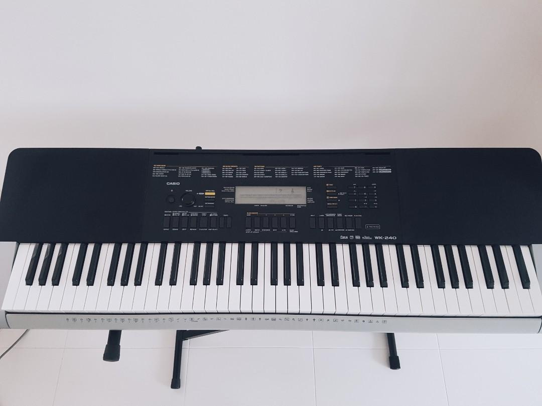 Casio wk 240 weighted keys cheap