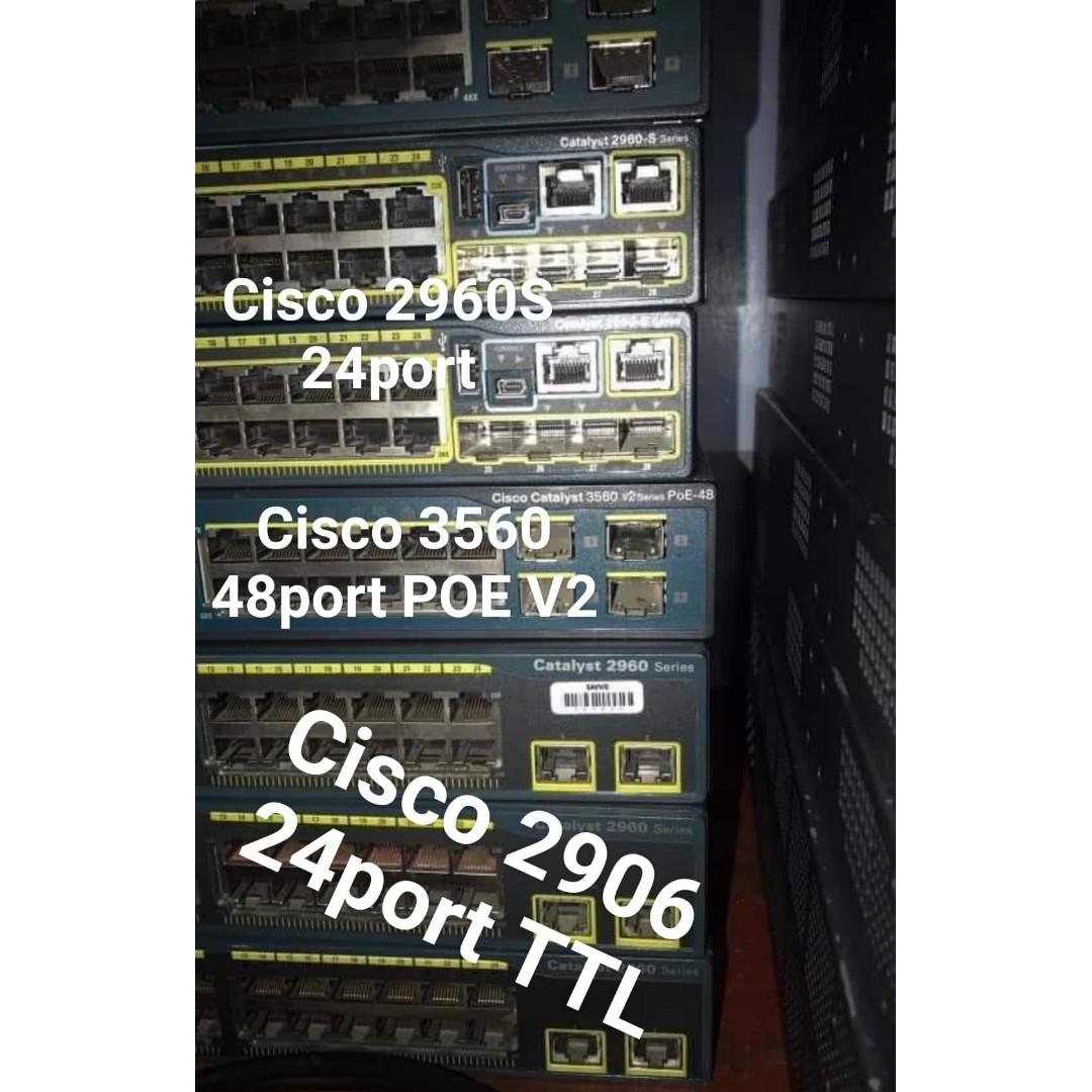 Cisco CCNA LAB Devices (Category: Office & Business Technology) located in Quezon City. Submitted by kokomatching (Listing ID 266291576, Image 3). Description: Cisco 3750 48 Port POE P4500 Cisco 3560 V2 48 Port POE P4300 Cisco 2960S 24 Gigabit Port P7000 Cisco 2801 ISG Router P4000 Cisco 2811 ISG Router P4300.