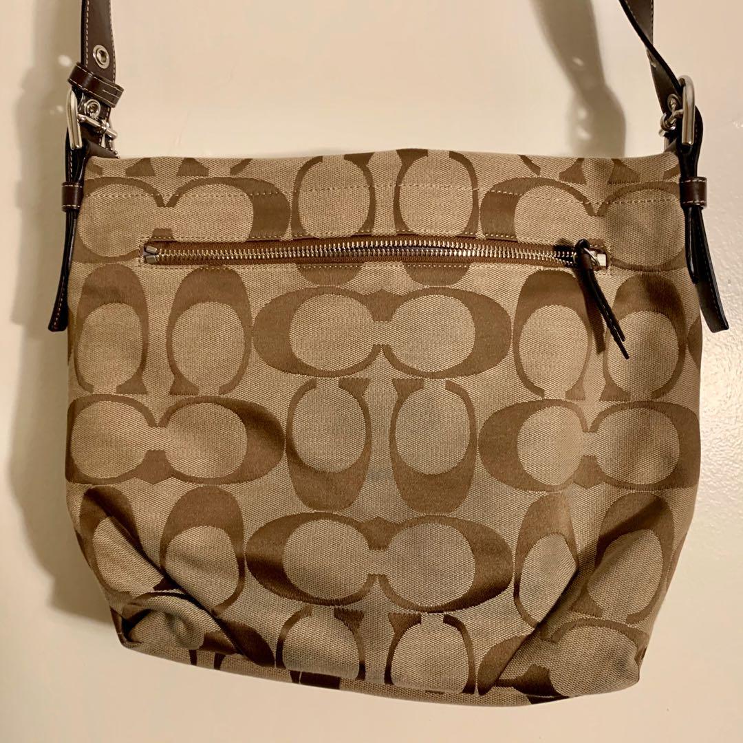 coach fabric shoulder bag