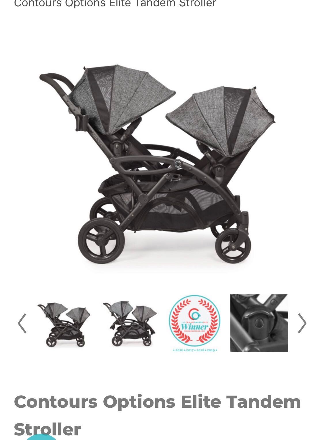 contours options elite double stroller