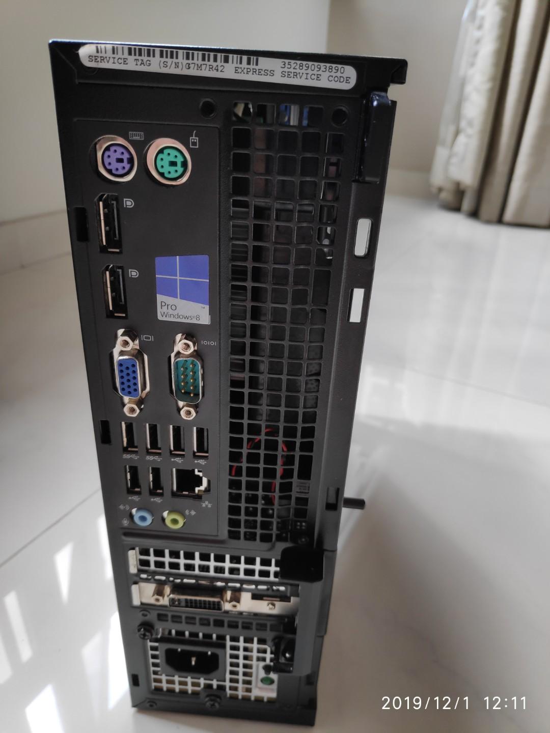 Dell optiplex 9020 SSD and AMD radeon graphics card i54690, Computers