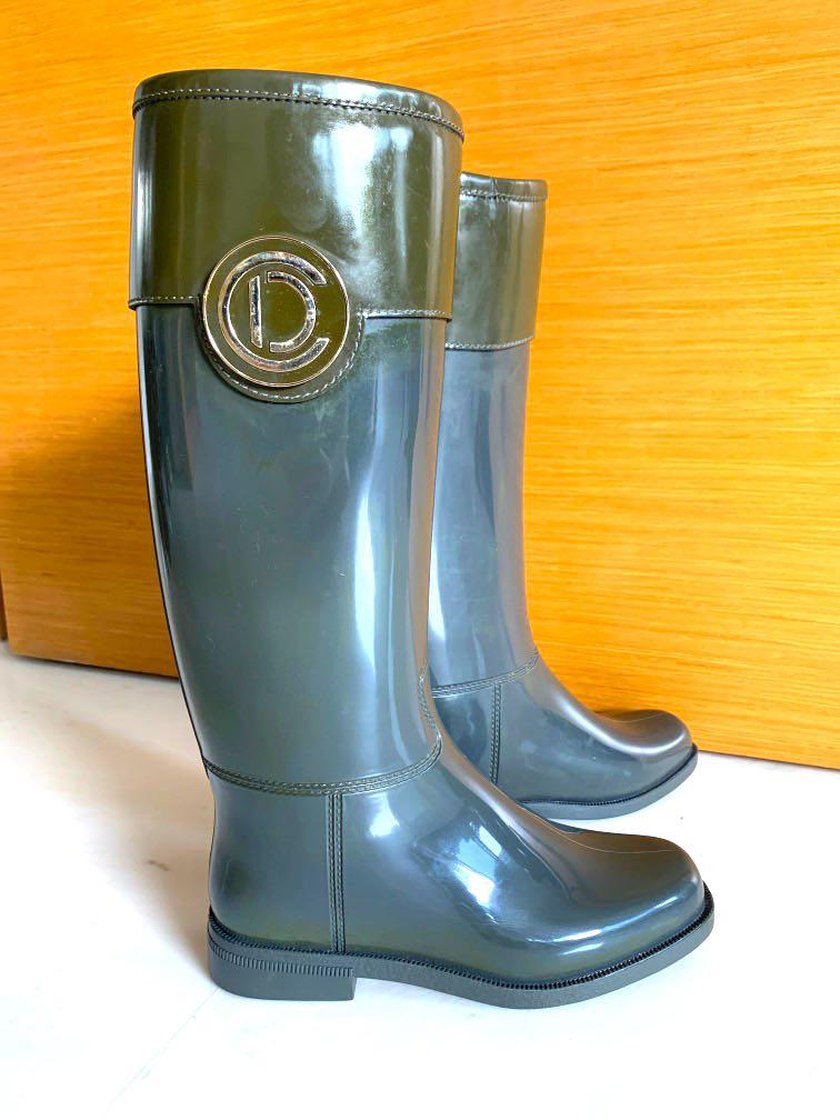 Christian dior hotsell rubber rain boots
