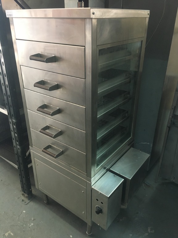 Electric 5 Deck Pau Steamer/Dim Sum Warmer/Food Warmer/Warming