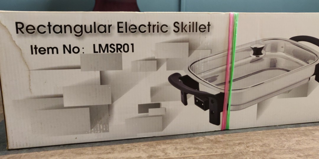 Electric Skillet Big Rectangular, Furniture & Home Living, Kitchenware & Tableware, Cookware