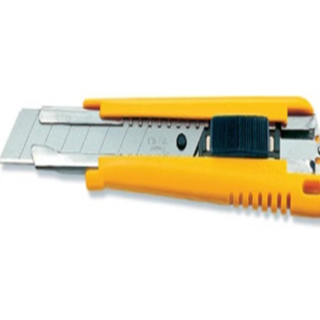 EXL Economy Knife with Auto Locking Blade (Category: Construction Tools & Equipment) located in Manila. Submitted by joeyroque09 (Listing ID 266301550, Image 1). Description: Takezo Industrial Supply 09177110098 For more inquiries please contact https://www.facebook.com/takezo.industrial Our Website: takezoindustrialsupply.com https://takezoindustrialsupply.storehub.me/ Cutter & Knives made in Japan Standard Series EXL Economy knife with auto 200