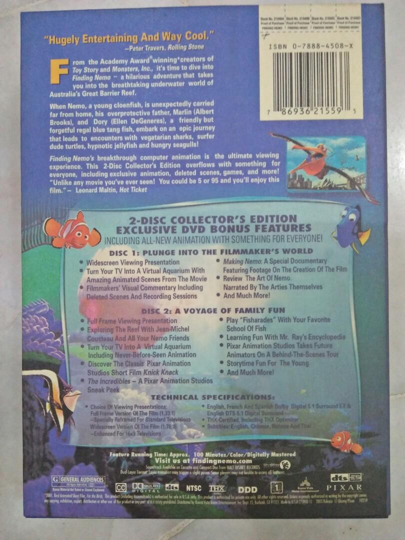  Finding Nemo (Two-Disc Collector's Edition) [DVD