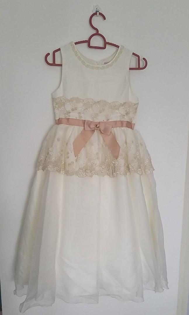 Flower Girl Baptism Confirmation Dress Babies Kids Girls