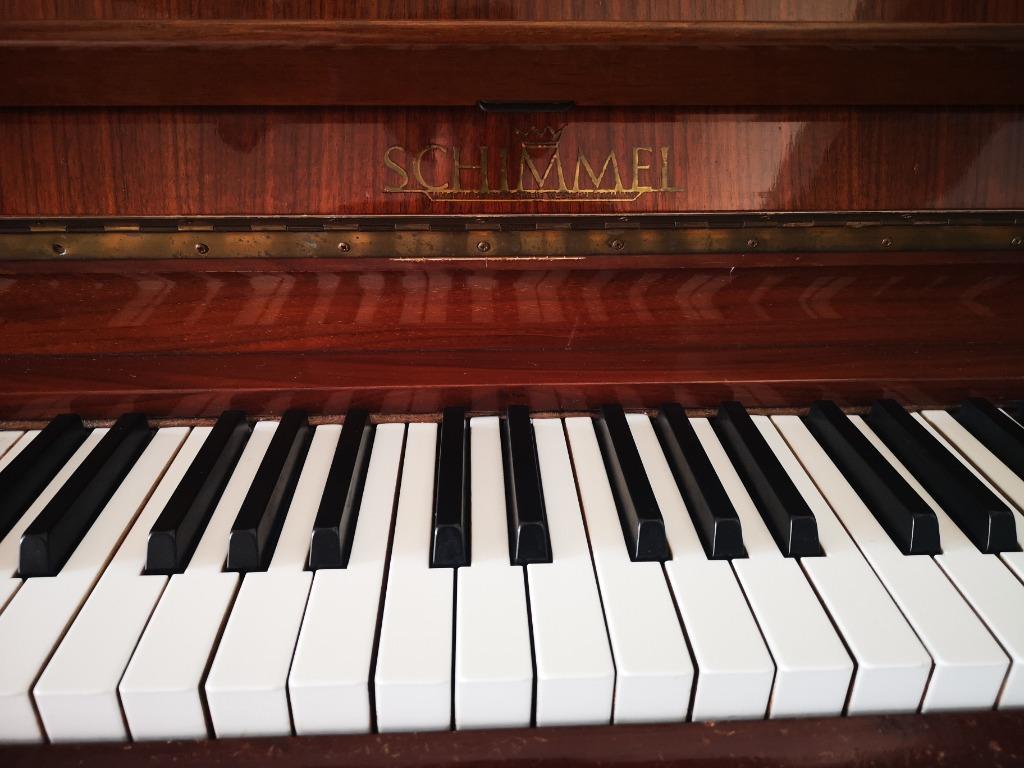 German Schimmel Piano For Sale Well Loved And Used In The Family Music Media Music Instruments On Carousell