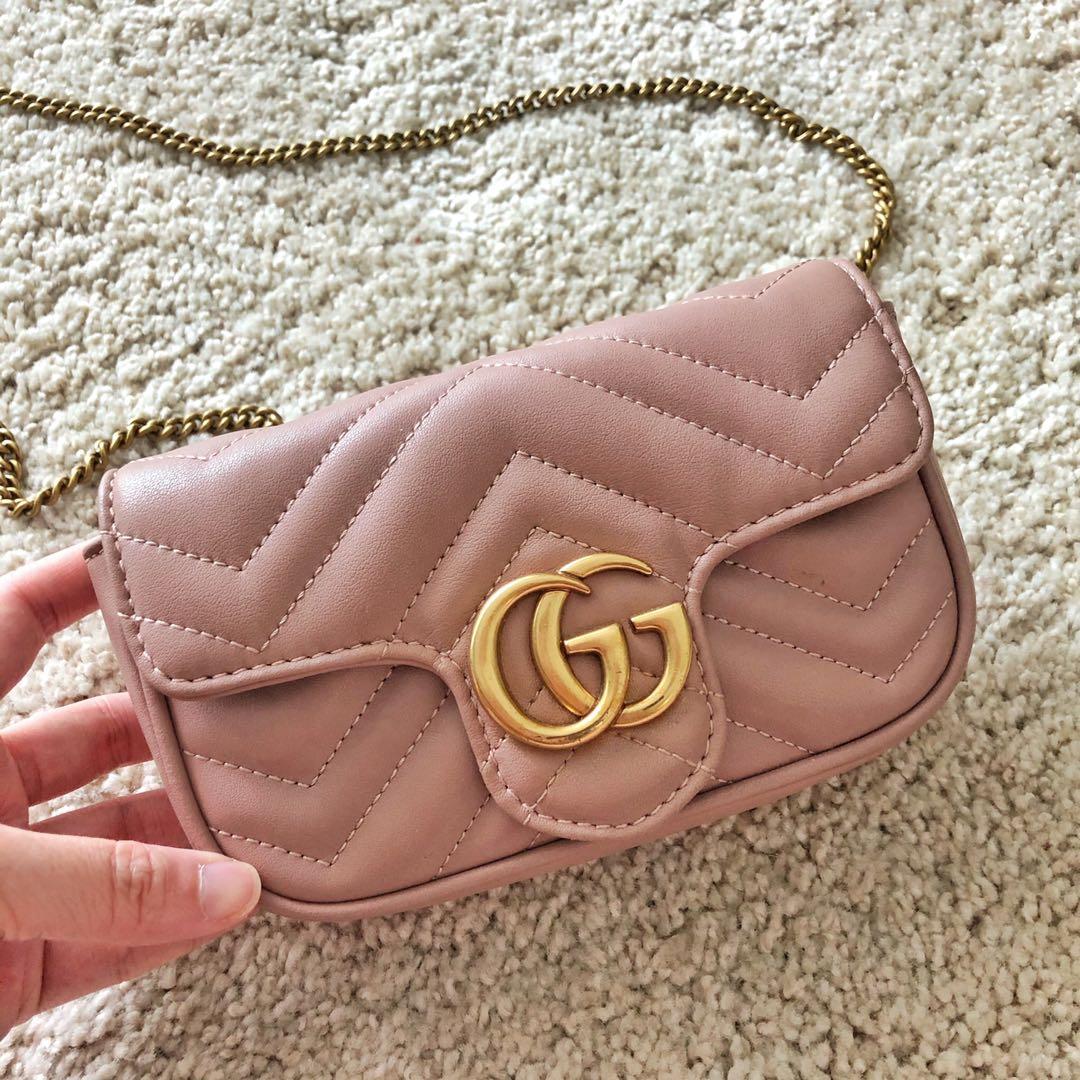 Gucci marmont discount mini pink