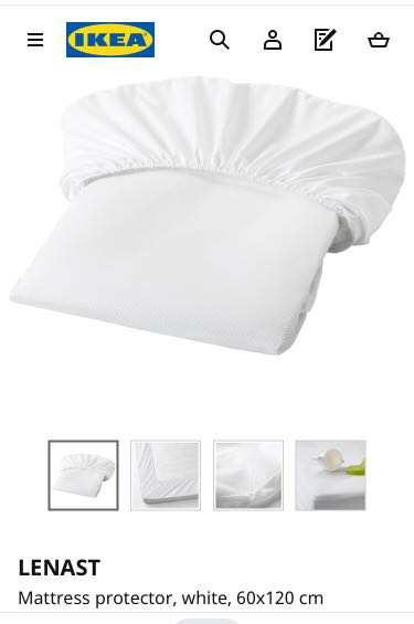 ikea cot mattress protector