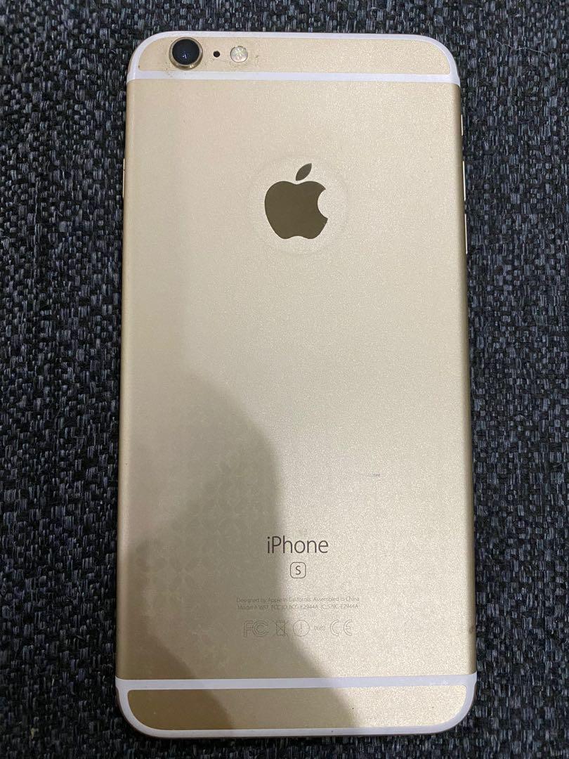 Iphone 6s Plus (Category: iPhone 6 Series) located in Makati City. Submitted by ejpcarrillo (Listing ID 265435710, Image 2). Description: Selling my iPhone 6s Plus Gold 64gb Good condition Globe locked Issues Need battery replacement Left side button sometimes not working.