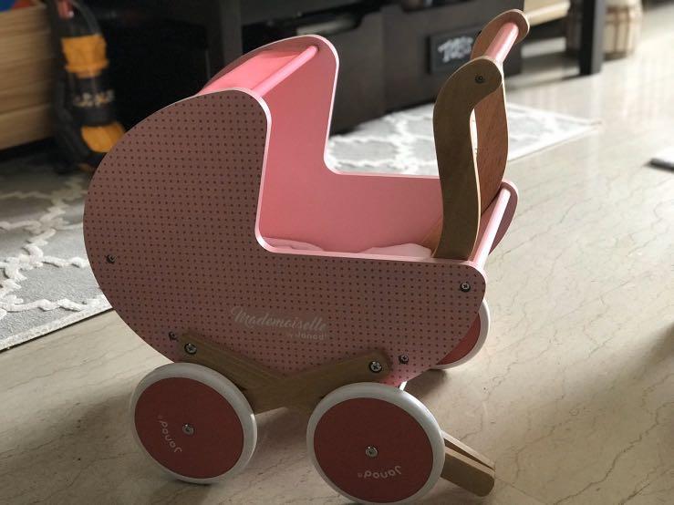 janod dolls pram