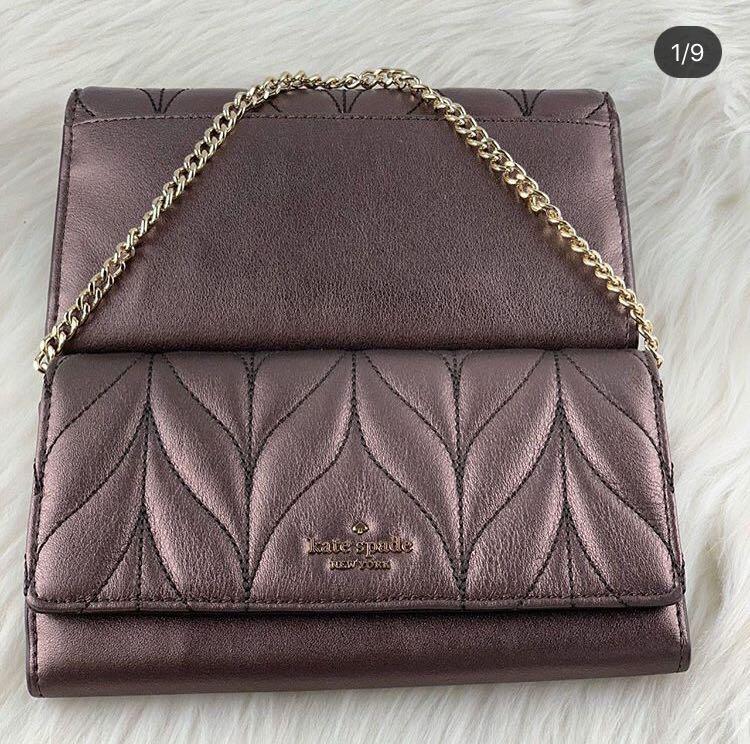 Kate spade milou briar lane quilted wallet sales