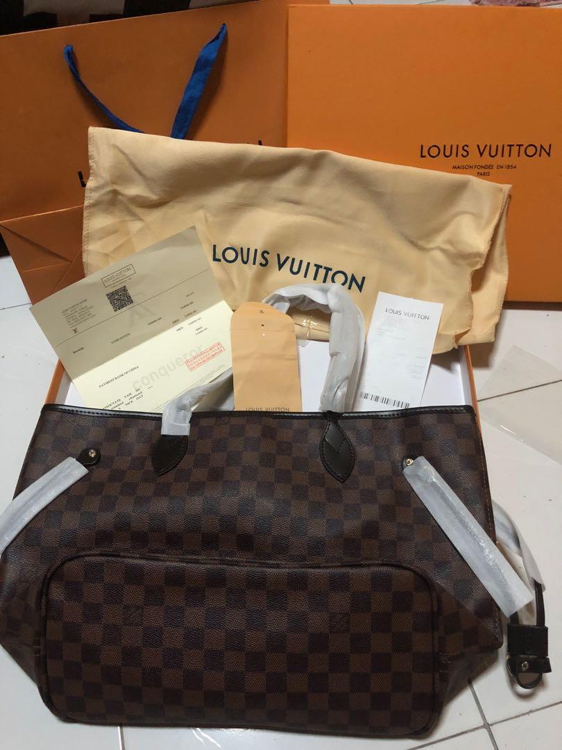 Lv hot sale neverfull box