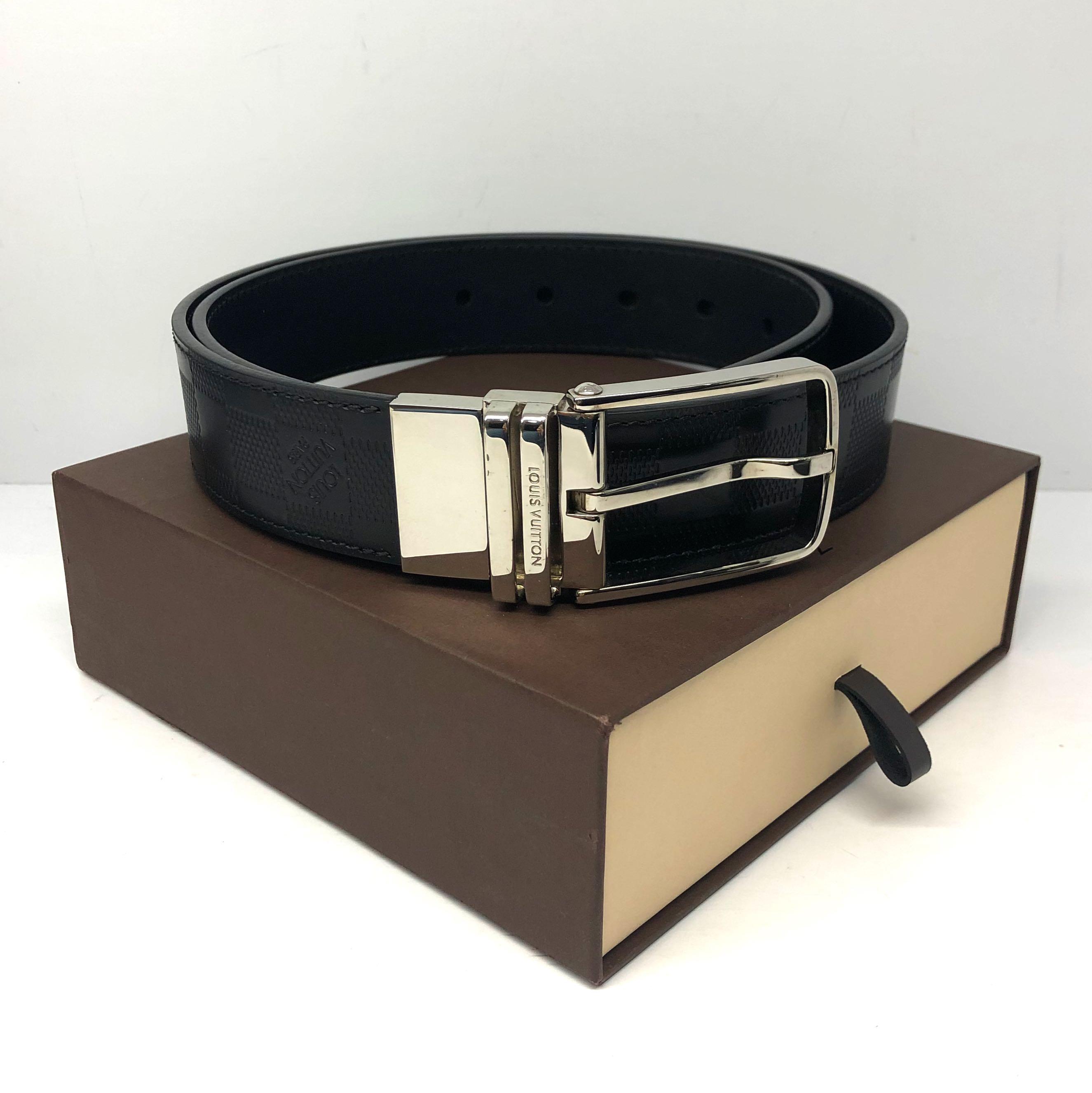 LV belt men, Men's Fashion, Watches & Accessories, Belts on Carousell