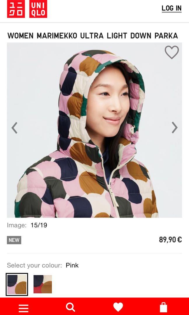 Women marimekko ultra sales light down parka