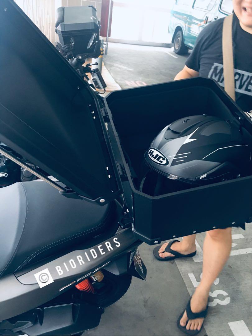 Motorcycle top box aluminium, Motorcycles, Motorcycle Accessories on