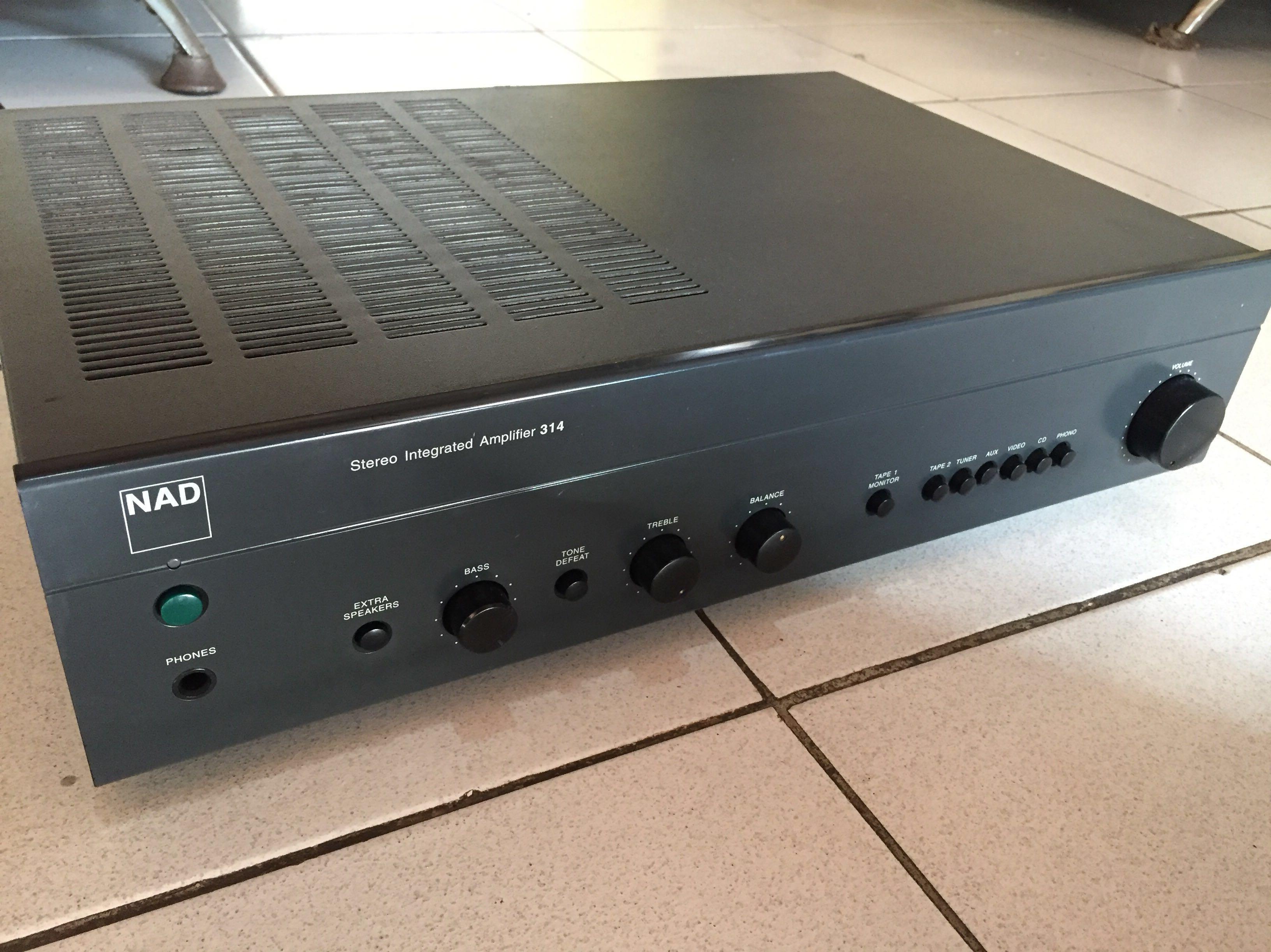NAD 314 Operating Instructions Stereo Integrated Amplifier USER MANUAL 