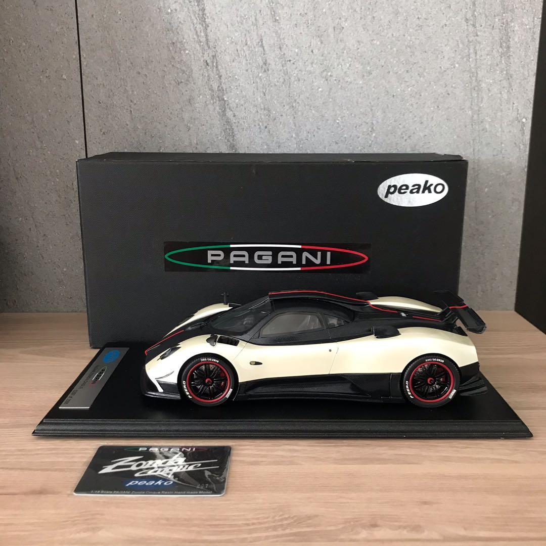 Quasi réel AR 1/18 Zonda Cinque Roadster 2009 limité à 1008 modèles de voitures moulées sous pression en métal  26