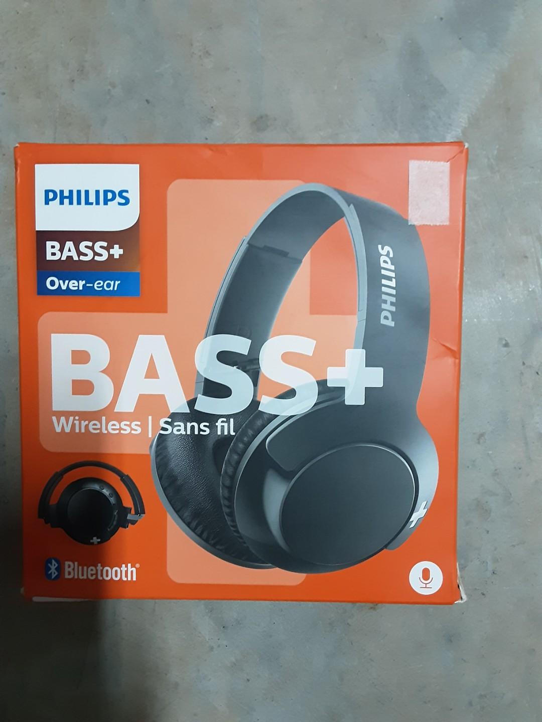 Philips BASS Circum aural SHB3175 Wireless Bluetooth Over Ear Headphone Audio Headphones Headsets on Carousell