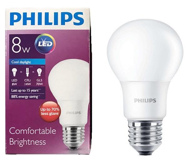 Philips LED Bulb E27 almost new, Furniture & Home Living, Lighting & Lighting on Carousell
