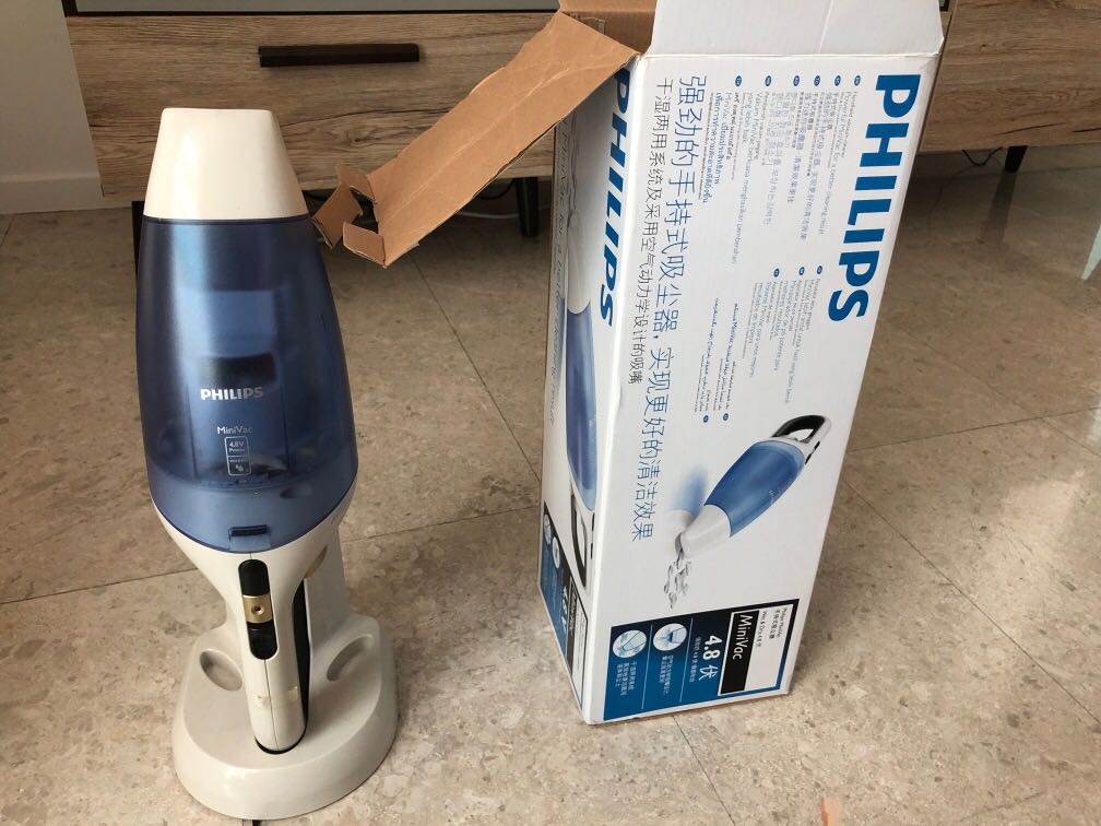 Philips MiniVac Handheld Vacuum Cleaner, TV & Home Appliances, Vacuum Cleaner & Housekeeping on