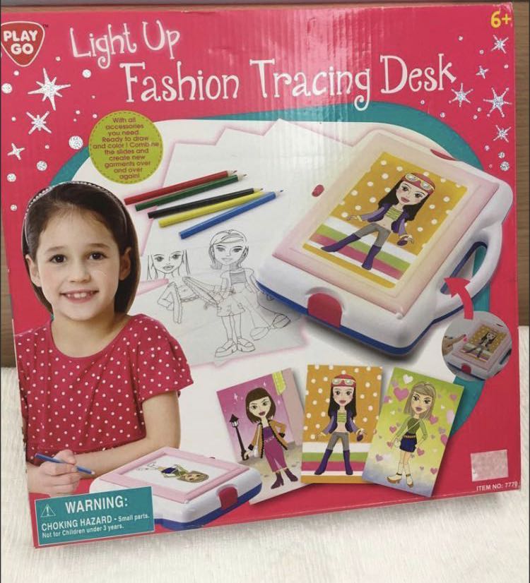 PLAYGO Light Up Fashion Tracing Desk, Hobbies & Toys, Toys & Games on ...