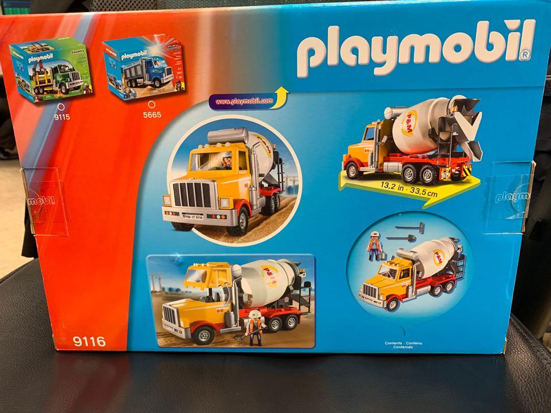 playmobil cement truck