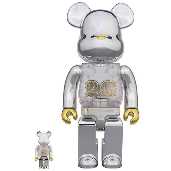 Pre-Order預訂MEDICOM TOY BE@RBRICK - 2G 100%+400%sets, 興趣及遊戲