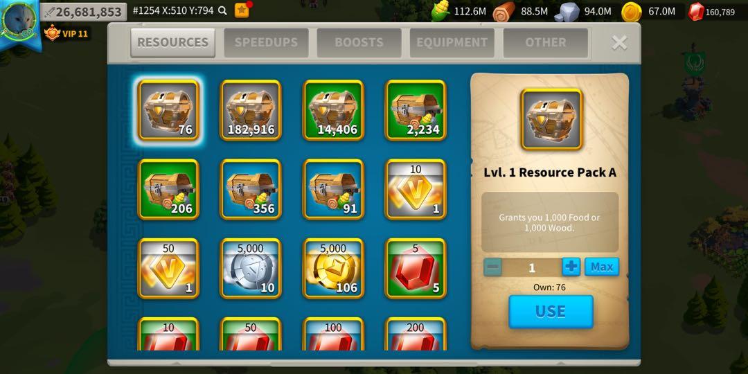 Rise of kingdom (ROK) IOS account. 26m ready for boost, Video Gaming ...