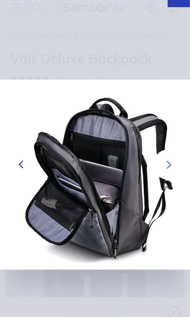 Samsonite valt deluxe backpack 2025
