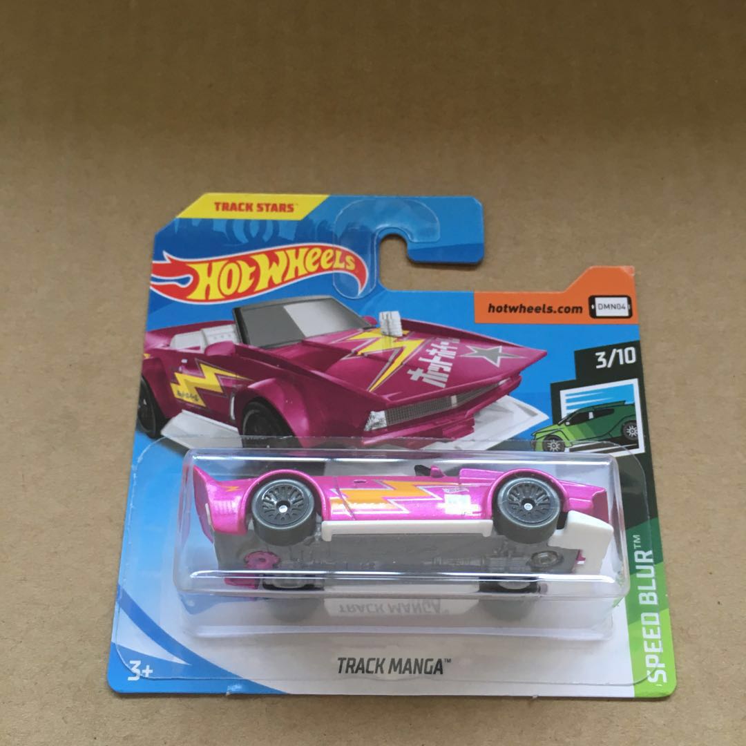 Hot wheels track manga pink top