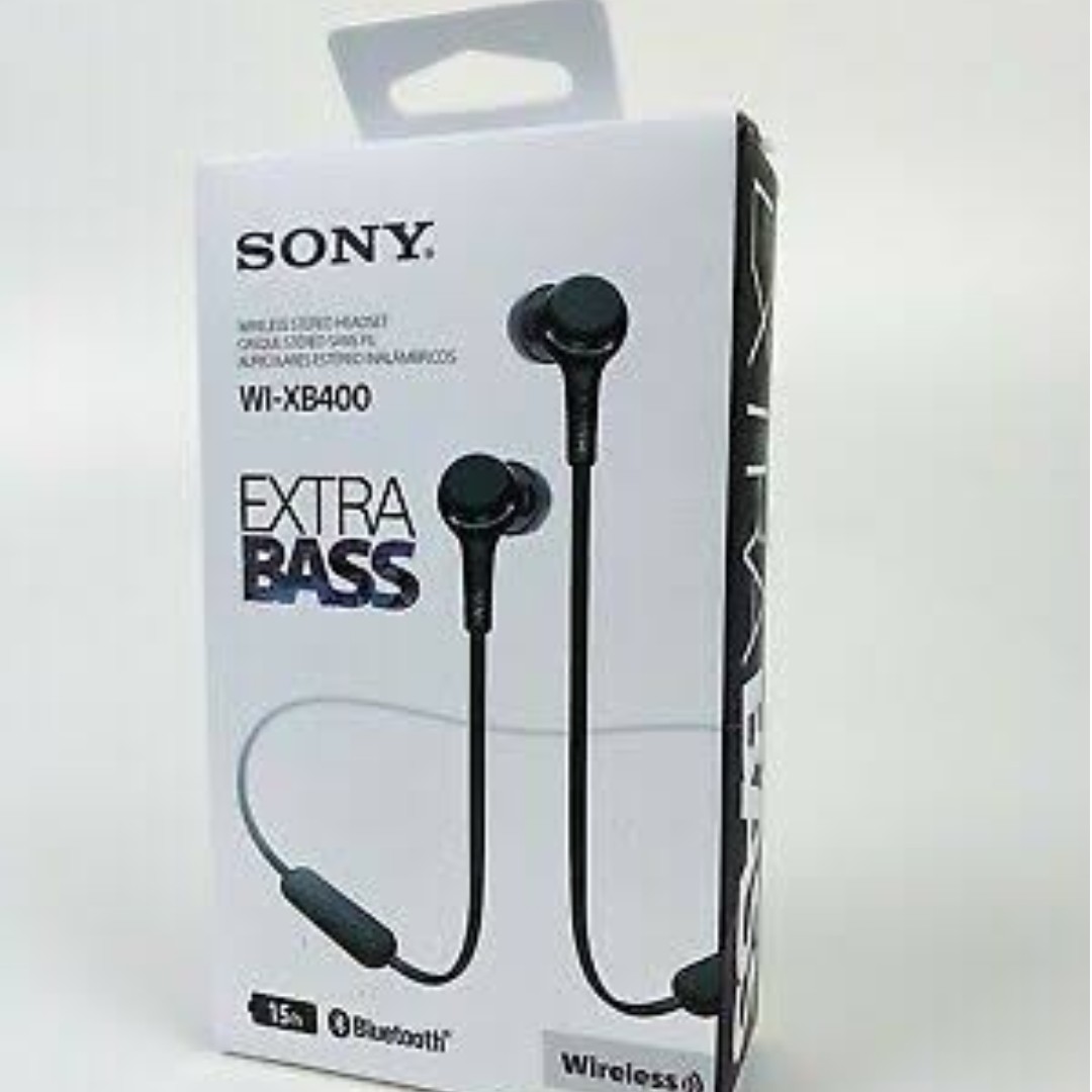 Sony wi xb400 extra bass bluetooth headset, Audio, Headphones ...