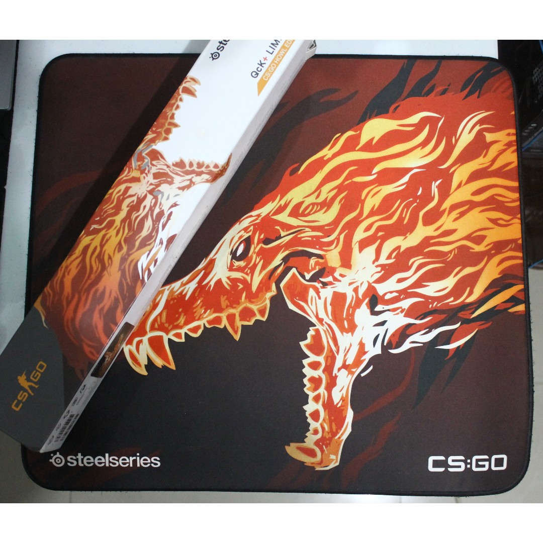 Steelseries Qck+ Limited CSGO Howl Edition Large Mousepad, Computers