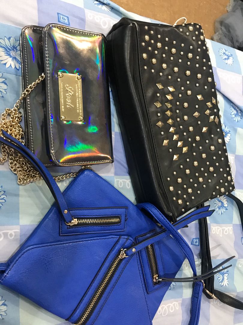 aldo blue purse