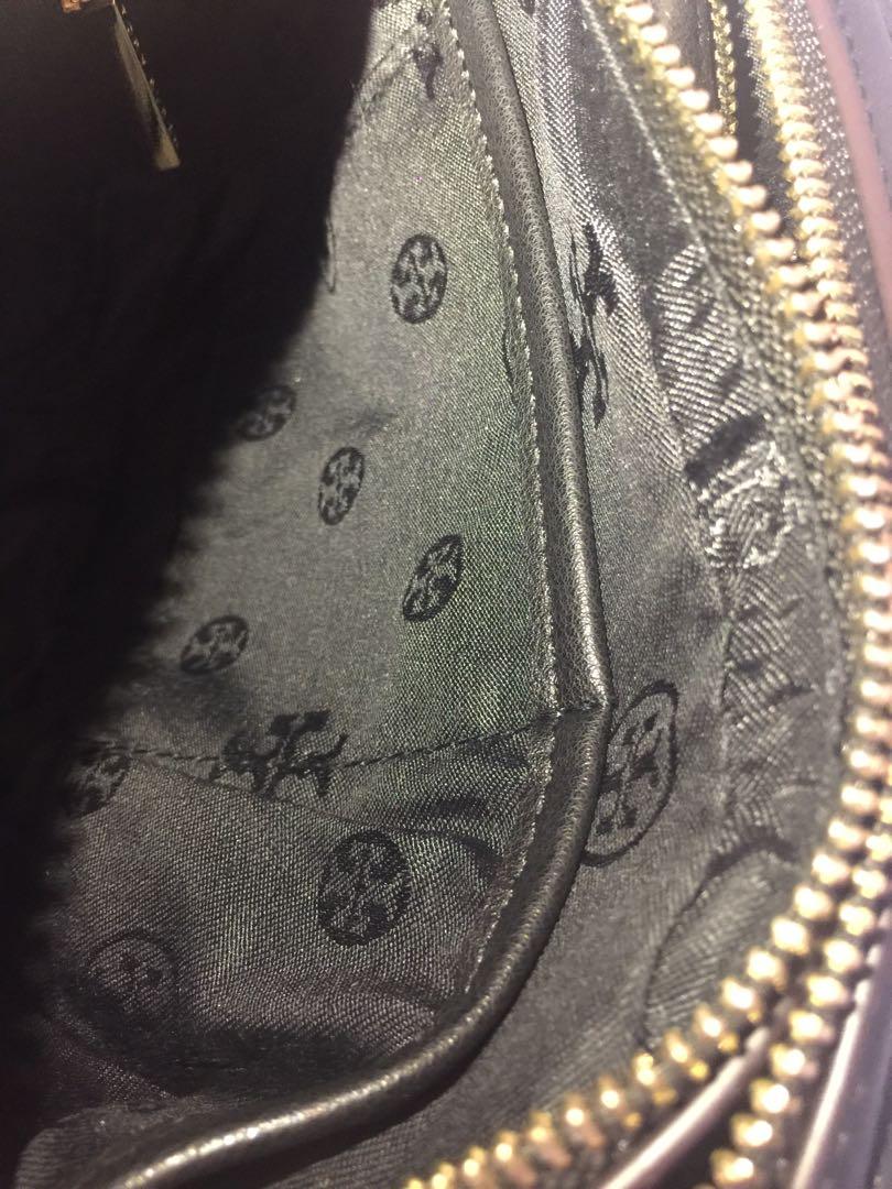 Tory Burch Robinson double zip crossbody, Women's Fashion, Bags