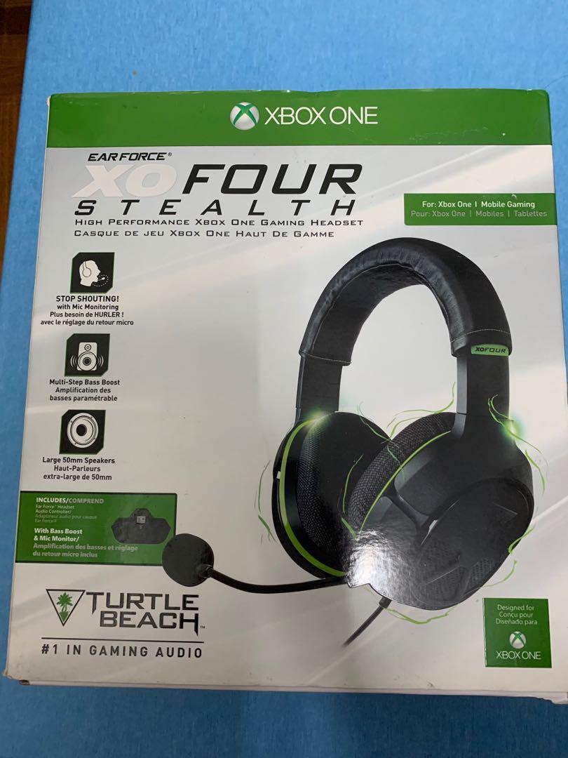 xbox one ear force xo four stealth gaming headset