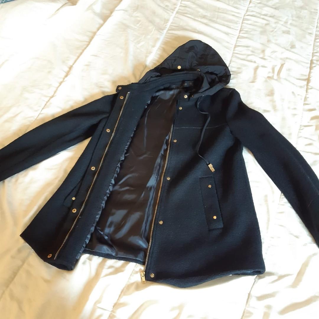 zara basic winter coat