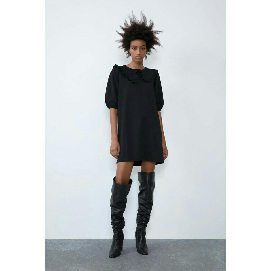 Zara peter shop pan collar dress