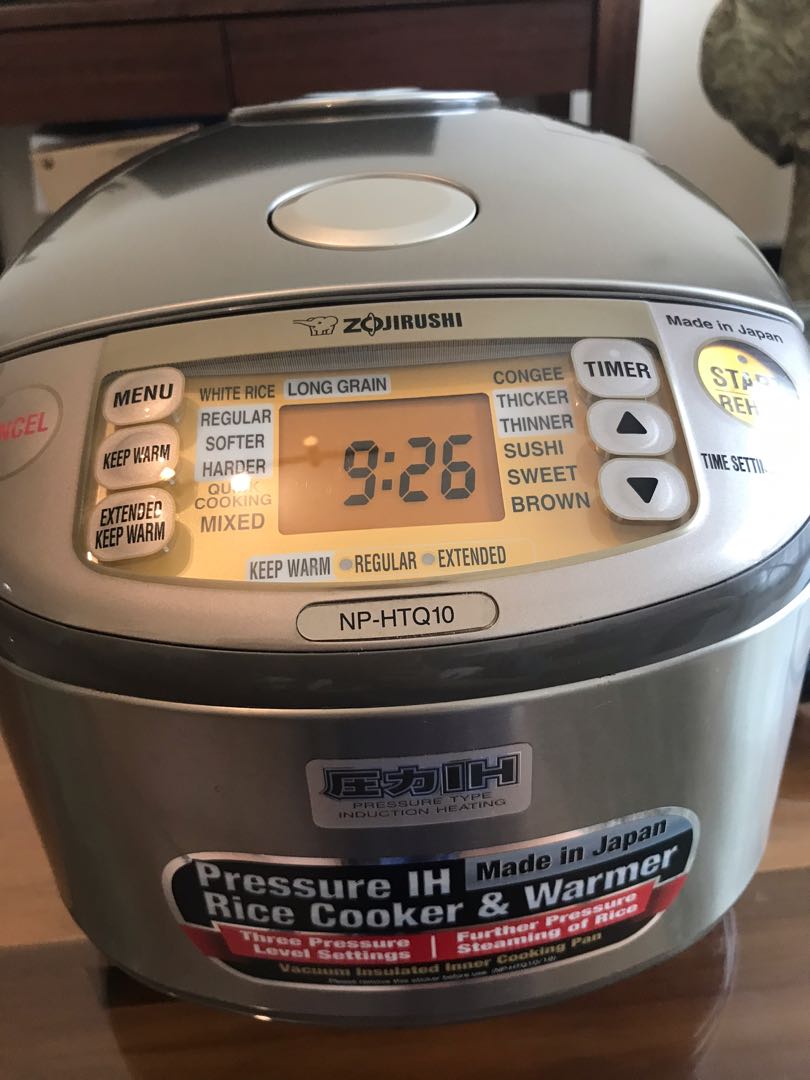 Zojirushi Rice Cooker NPHTQ10 with Box, TV & Home Appliances, Kitchen