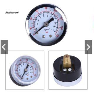 Air Pressure Hydraulic Gauge Meter 1/8inch