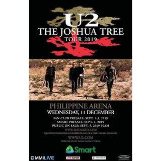 U2 VIP Floor tickets Joshua Tree Tour