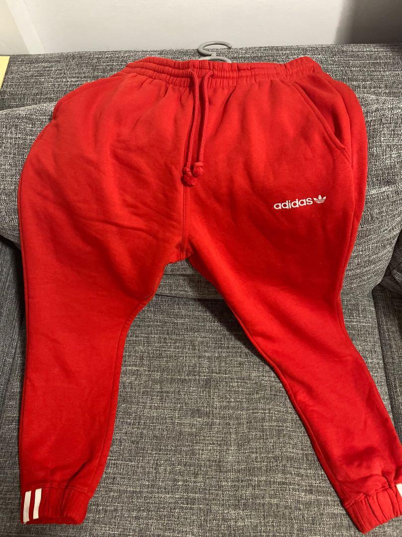 Adidas coeeze pants red sale