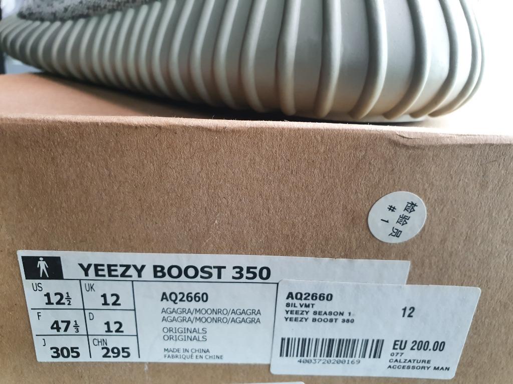 Adidas yeezy boost 350 moonrock aq2660 size on sale 5