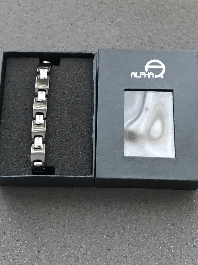 Alpha Titanium Germanium Bracelet (Category: Everything Else) located in Singapore. Submitted by hazzel (Listing ID 266583708, Image 2). Description: Length: 21cm Krisshop retail at $1xx.