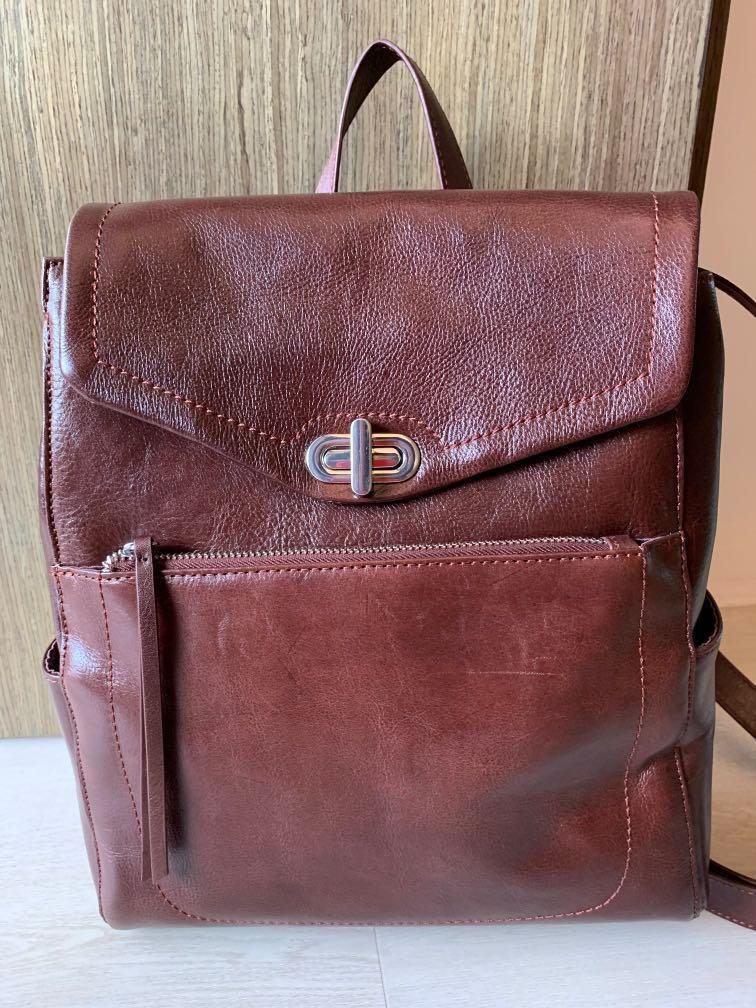 andrew marc leather backpack