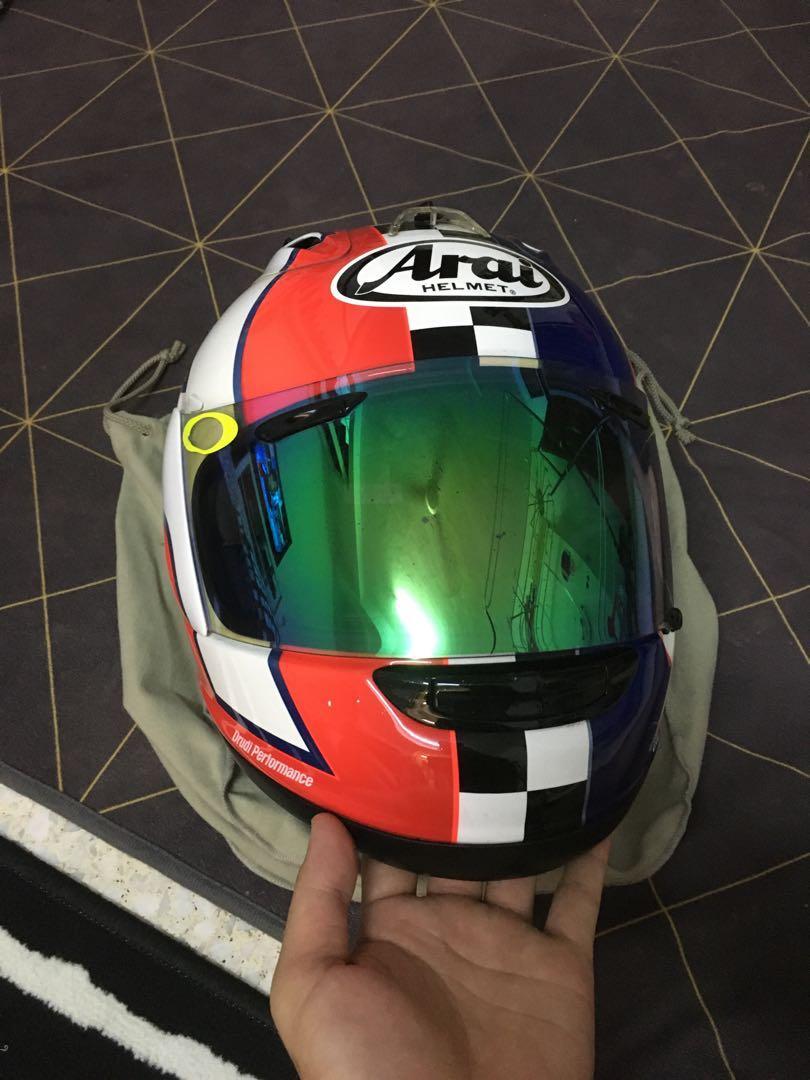 Arai RX 7 RR5 Leon Haslam fullface helmet Auto Accessories on