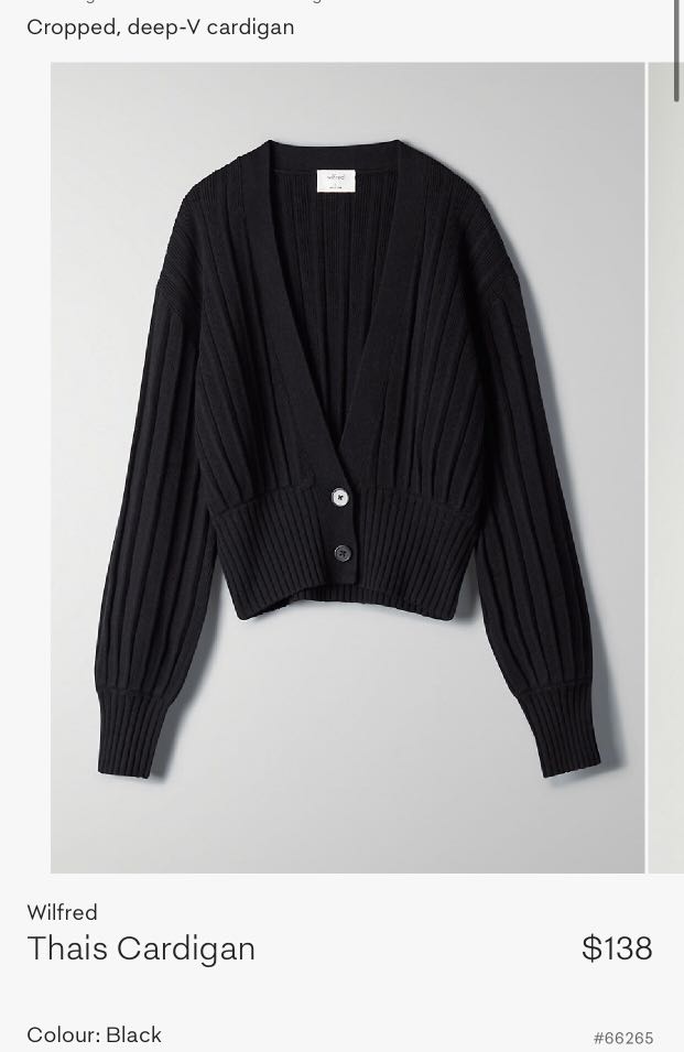 Aritzia Wilfred Thais Cardigan Women s Fashion Clothes on Carousell