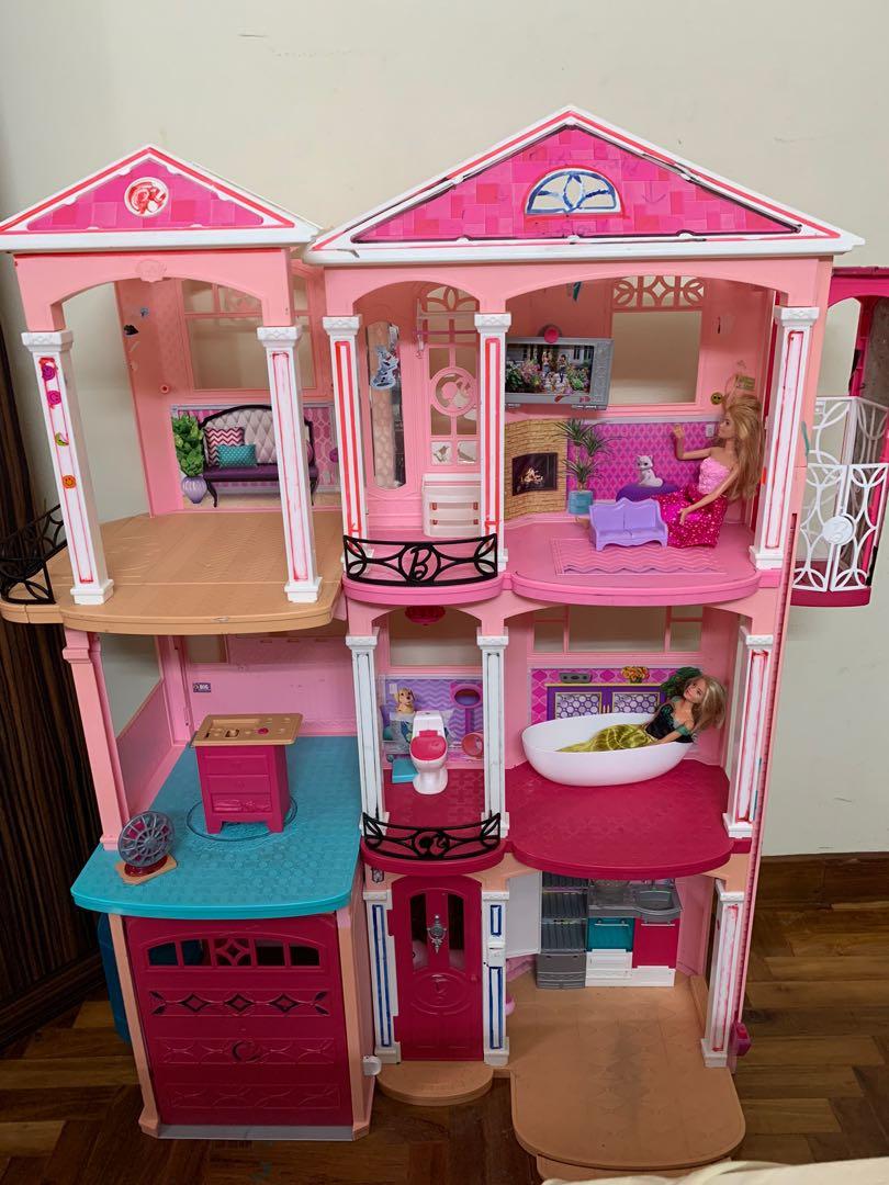 barbie doll house cheap